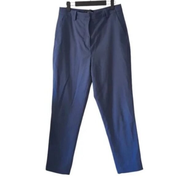 Frank & Oak navy blue classic-fit trousers size 41 - Picture 1 of 7